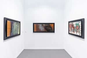 Hans Hartung and Jean-Paul Riopelle, <a href='/art-galleries/mazzoleni/' target='_blank'>Mazzoleni</a>, FIAC, Paris (17–20 October 2019). Courtesy Ocula. Photo: Charles Roussel.